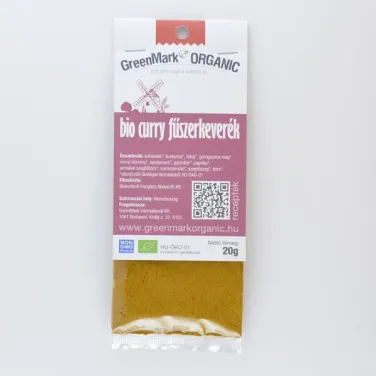 bio Curry fűszerkeverék, 20 g
